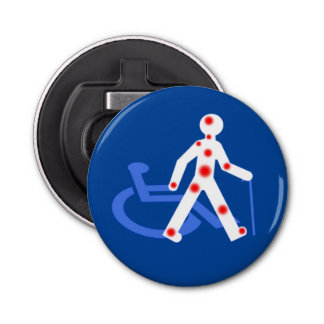 Invisible disability / Visible Bottle Opener
