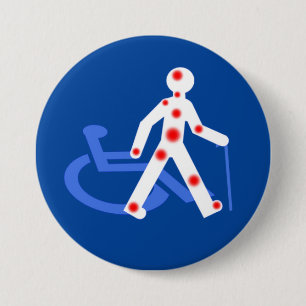 Invisible disability / Visible Button