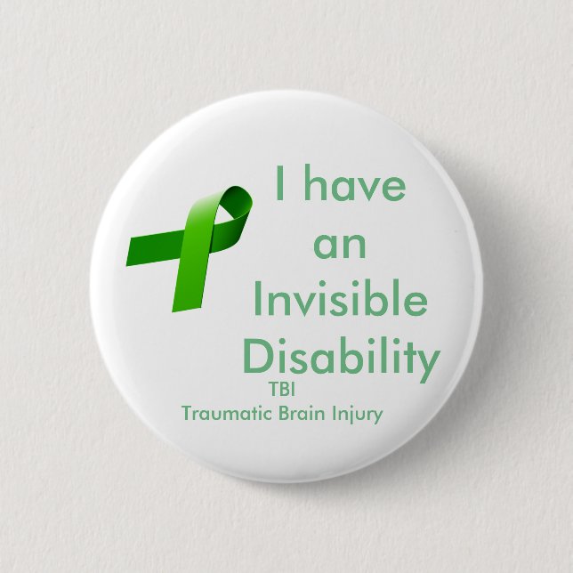 Invisible Disablility Button (Front)