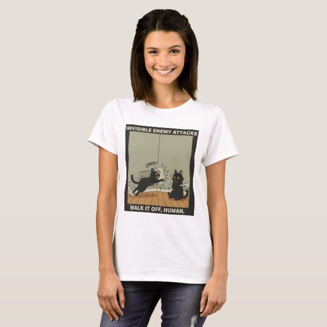 Invisible Enemy Attacks T-Shirt (Front Full)