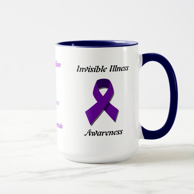 Invisible Illness Awareness Mug (Right)