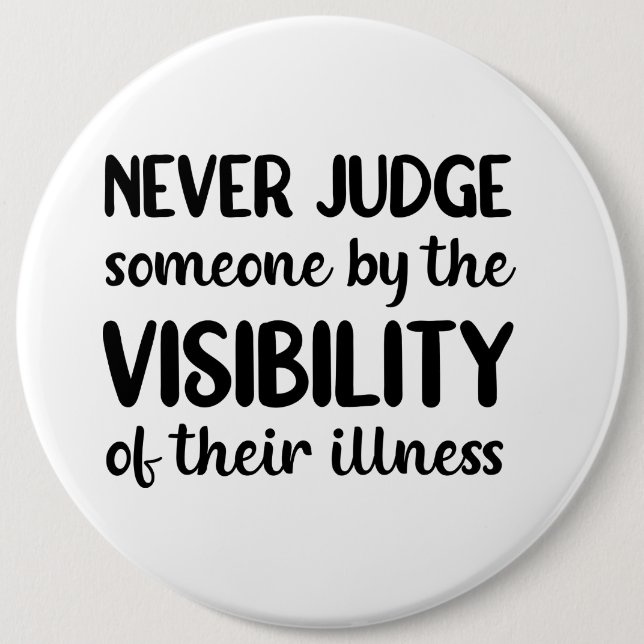 Invisible Illness Badge Button (Front)