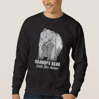 Invisible Illness Child Awareness Grandpa Bear Sup Sweatshirt