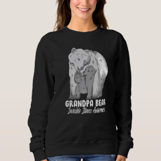 Invisible Illness Child Awareness Grandpa Bear Sup Sweatshirt