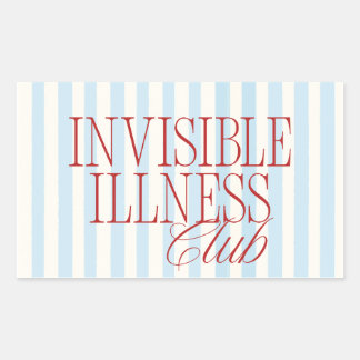 'Invisible Illness Club' Cute Spoonie Sticker