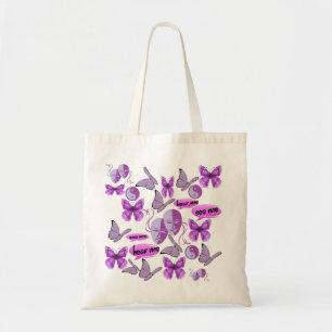Invisible Illness Collage Tote Bag