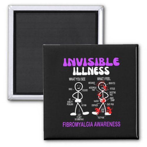 Invisible Illness Disease Fibromyalgia Awareness S Magnet