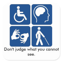 Invisible Illness, Handicap Stickers