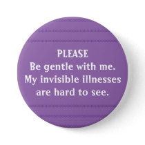 Invisible illnesses awareness button