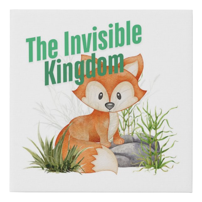 Invisible Kingdom art by Sommer Hamilton Faux Canvas Print (Front)