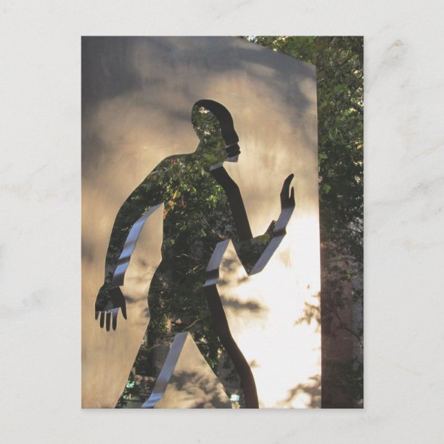Invisible Man in New York City Postcard (Front)