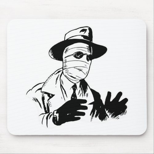 Invisible Man Monster Mouse Pad