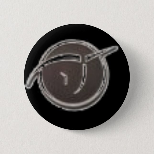 Invisible Pink Unicorn Button (Front)