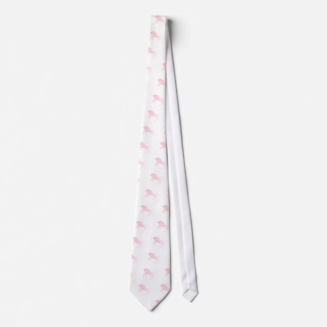 Invisible_Pink_Unicorn Neck Tie (Front)