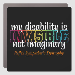 INVISIBLE...RSD CAR MAGNET