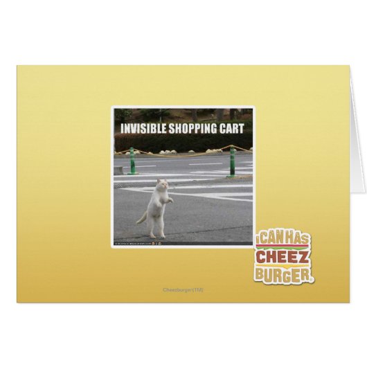 INVISIBLE SHOPPING CART CARDS (Front Horizontal)