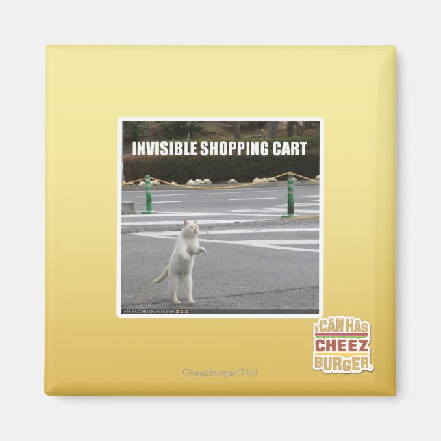 INVISIBLE SHOPPING CART MAGNET (Front)