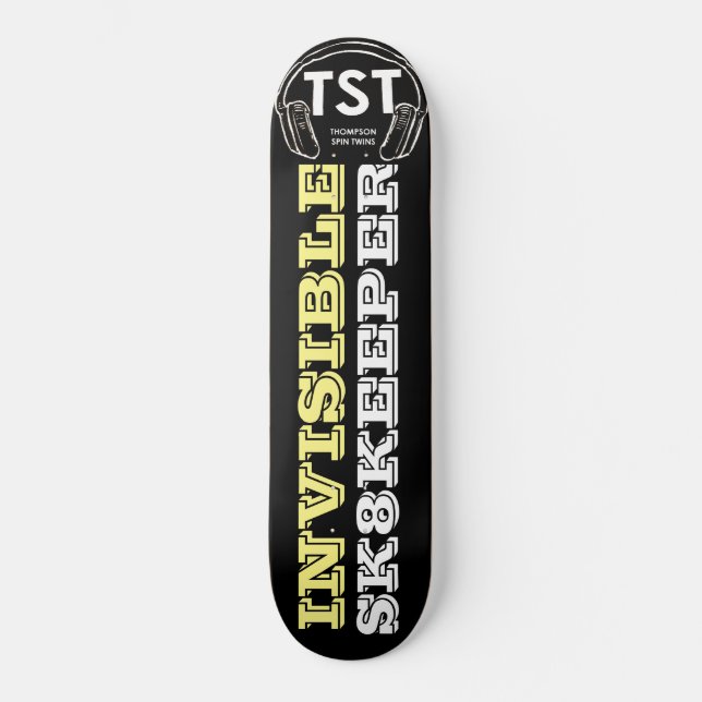 INVISIBLE SK8KEEPER Skateboard (Front)
