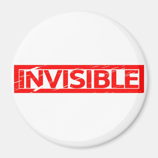 Invisible Stamp Magnet (Front)
