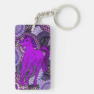Invisible Unicorn Keychain
