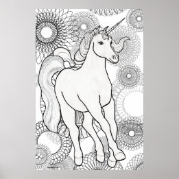 Invisible Unicorn Poster