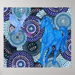 Invisible Unicorn Poster