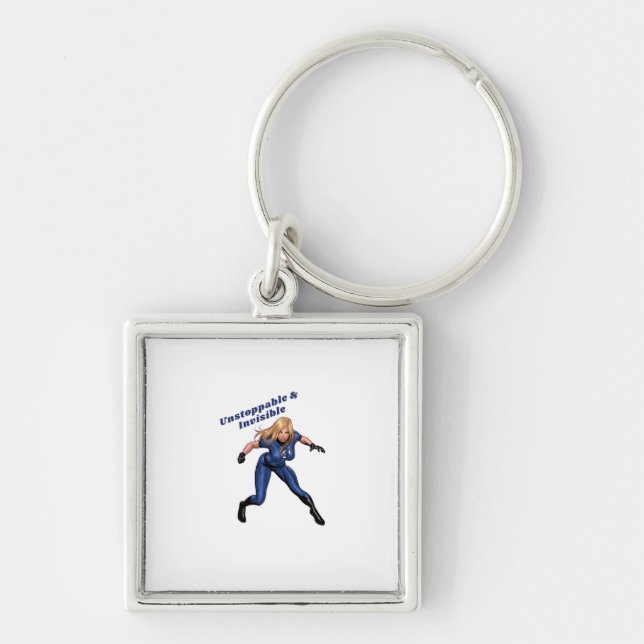 Invisible Woman Keychain (Front)