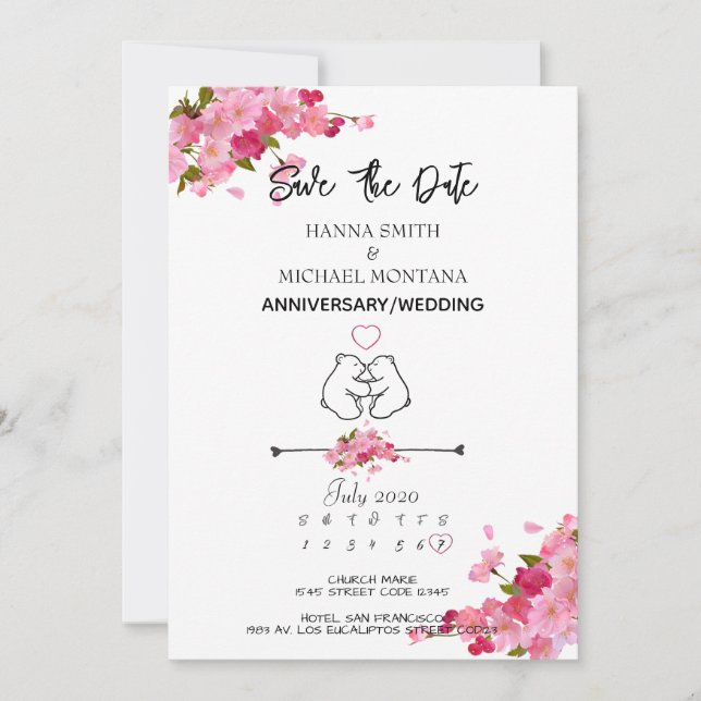 INVITACIÓN ANNIVERSARY / ANIVERSARIO INVITATION (Front)