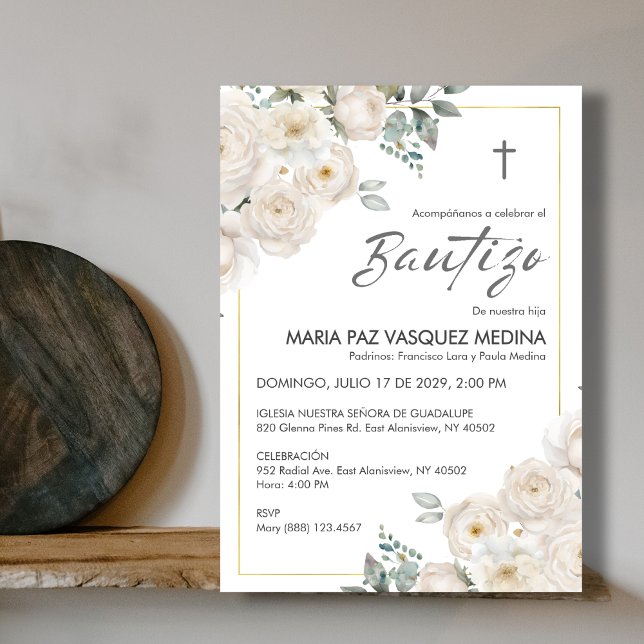 Invitacion Bautizo Elegant Boys and Girls Baptism Invitation (Creator Uploaded)