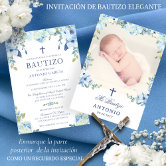 Invitación de bautismo para niña invitation