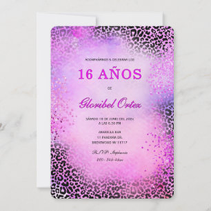Invitación de 16 Años Mujer Invitation