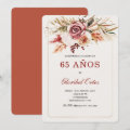 Invitación de 65 Años Mujer Invitation | Zazzle