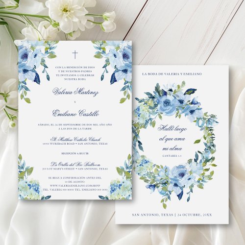 Invitacin de Boda Catlica Elegante Wedding Invitation