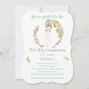 Invitación de Comunión MICAELA Invitation
