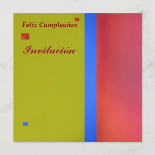 Invitación - Feliz Cumpleaños Card
