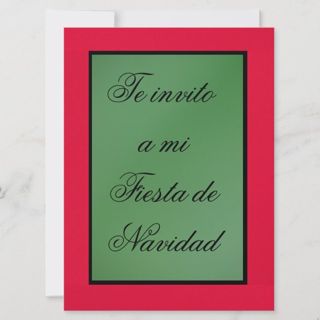 Invitación - Fiesta de Navidad - Colors of México Invitation (Front)