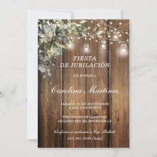Invitación para Fiesta de Jubilación Personalizada Invitation