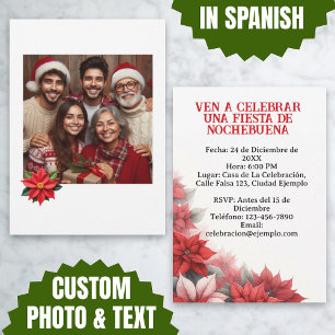 Invitación para Fiesta de Nochebuena con Foto  Invitation