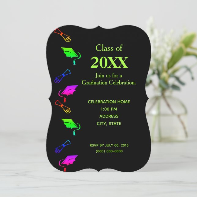 Invitación personalizada - Graduación Invitation (Standing Front)