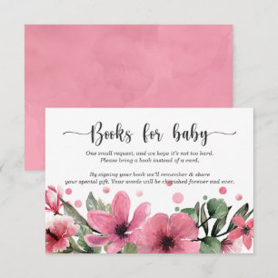 Invitación Pink and gold watercolor Girl baby show Invitation