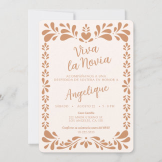 Invitacion Viva La Novia Despedida de Soltera Invitation