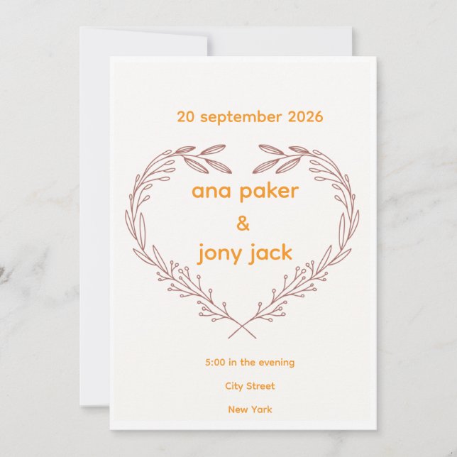 Invitation (Front)