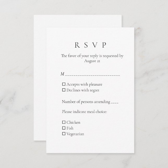 Invitation (Front/Back)