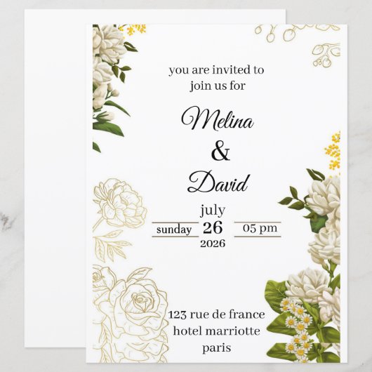 invitation (Front/Back)