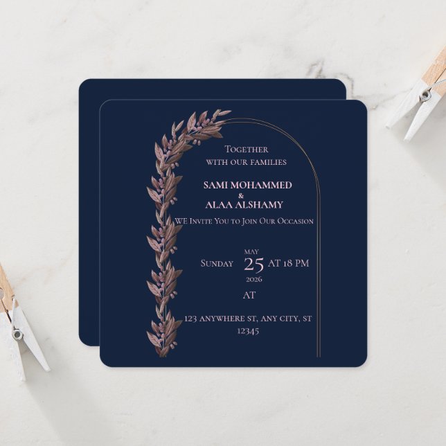 Invitation (Front/Back In Situ)