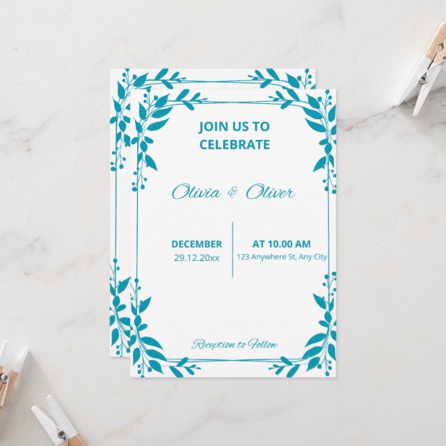 Invitation (Front/Back In Situ)