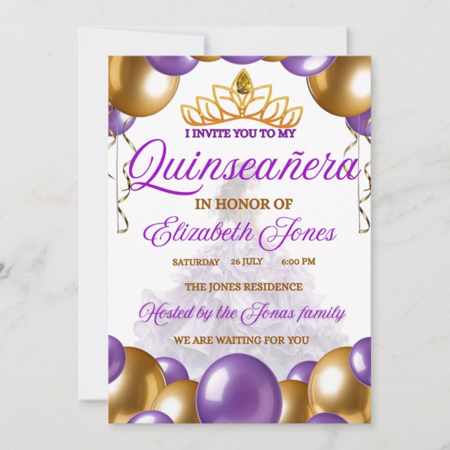 Invitation 15 years (Front)