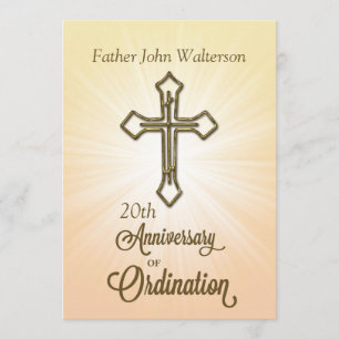 Invitation, 20th Anniversary of Ordination Invitation