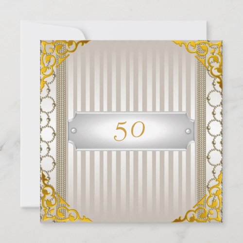 Invitation 50th Birthday or Anniversary