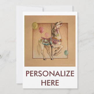Invitation - Announcement Cards - Happy Horse Caro